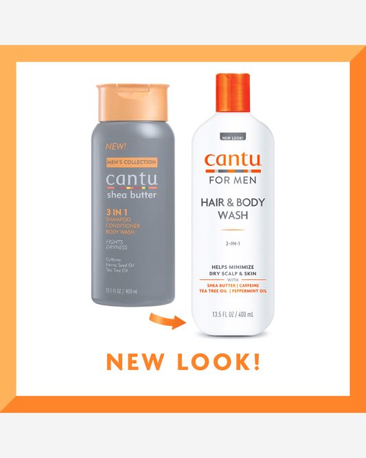 Cantu Mens 3 In 1 Shampoo/Conditioner/Bodywash 400ml