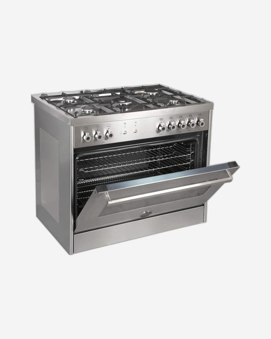 Bertazzoni Full Gas Range Cooker 90x60, Stainless Steel