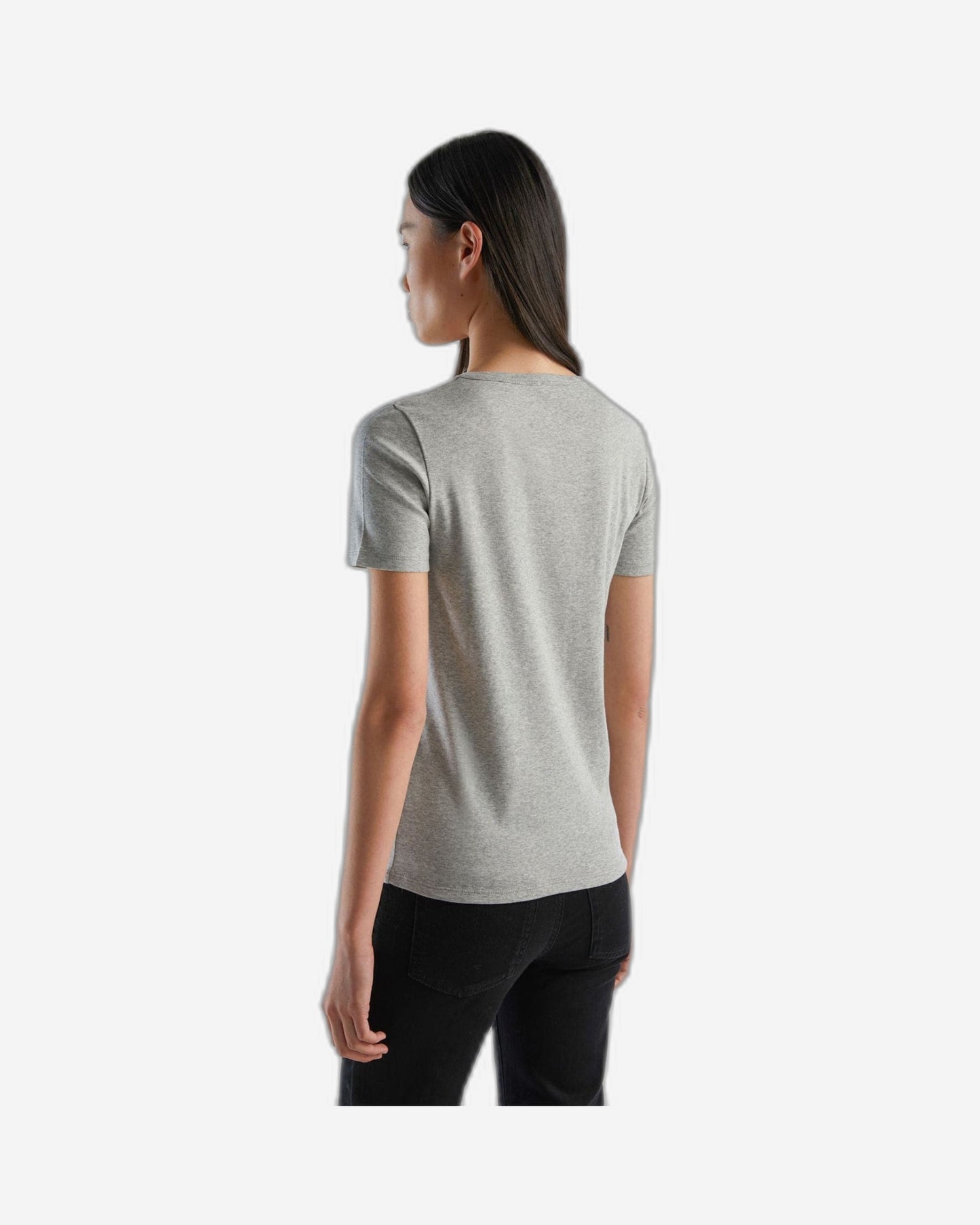 T-shirt in 100% cotton with glitter print logo