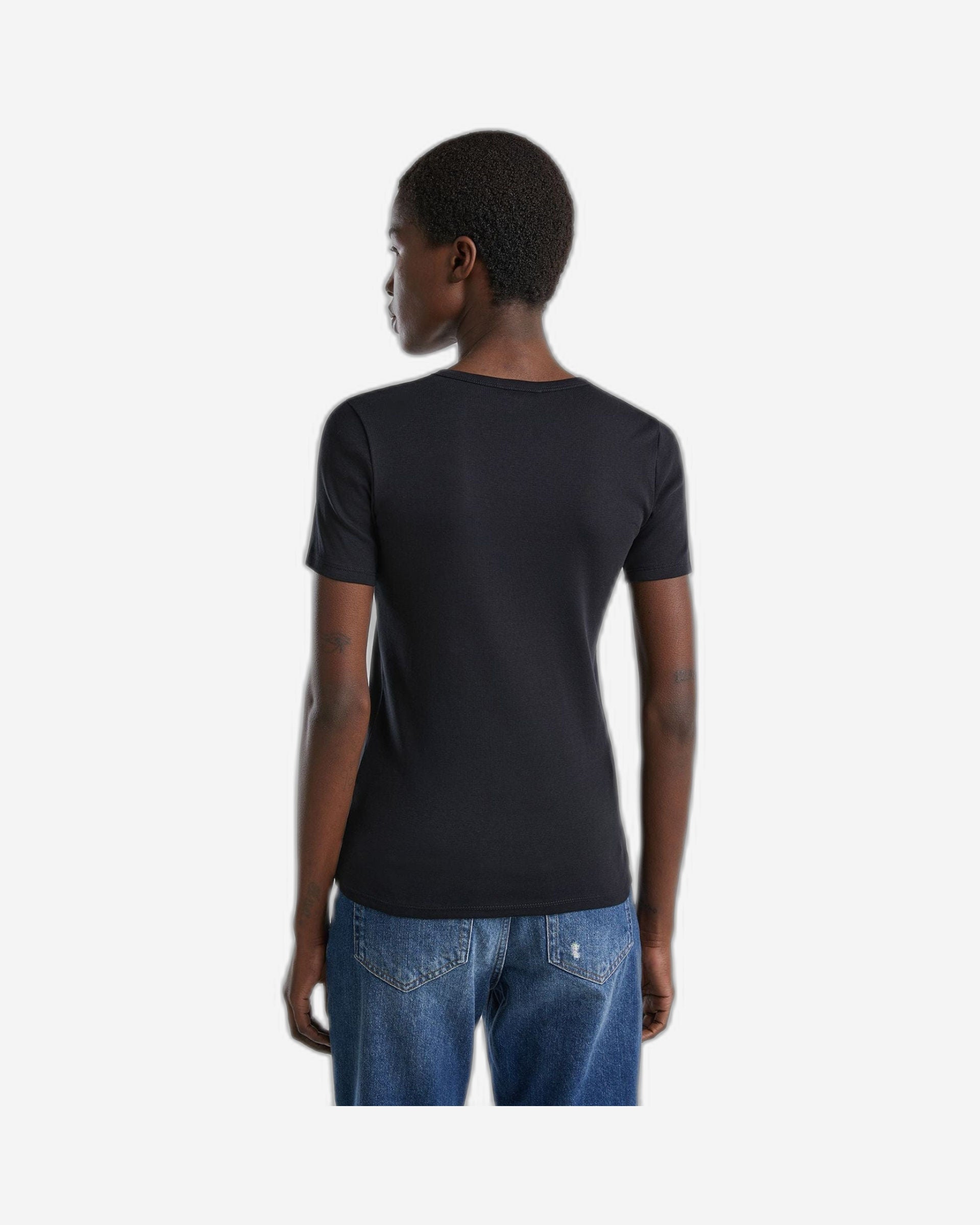 Long fiber cotton t-shirt