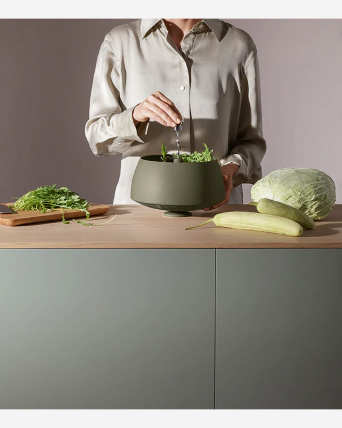 Eva Solo 531516 Spinning Colander Green Tool