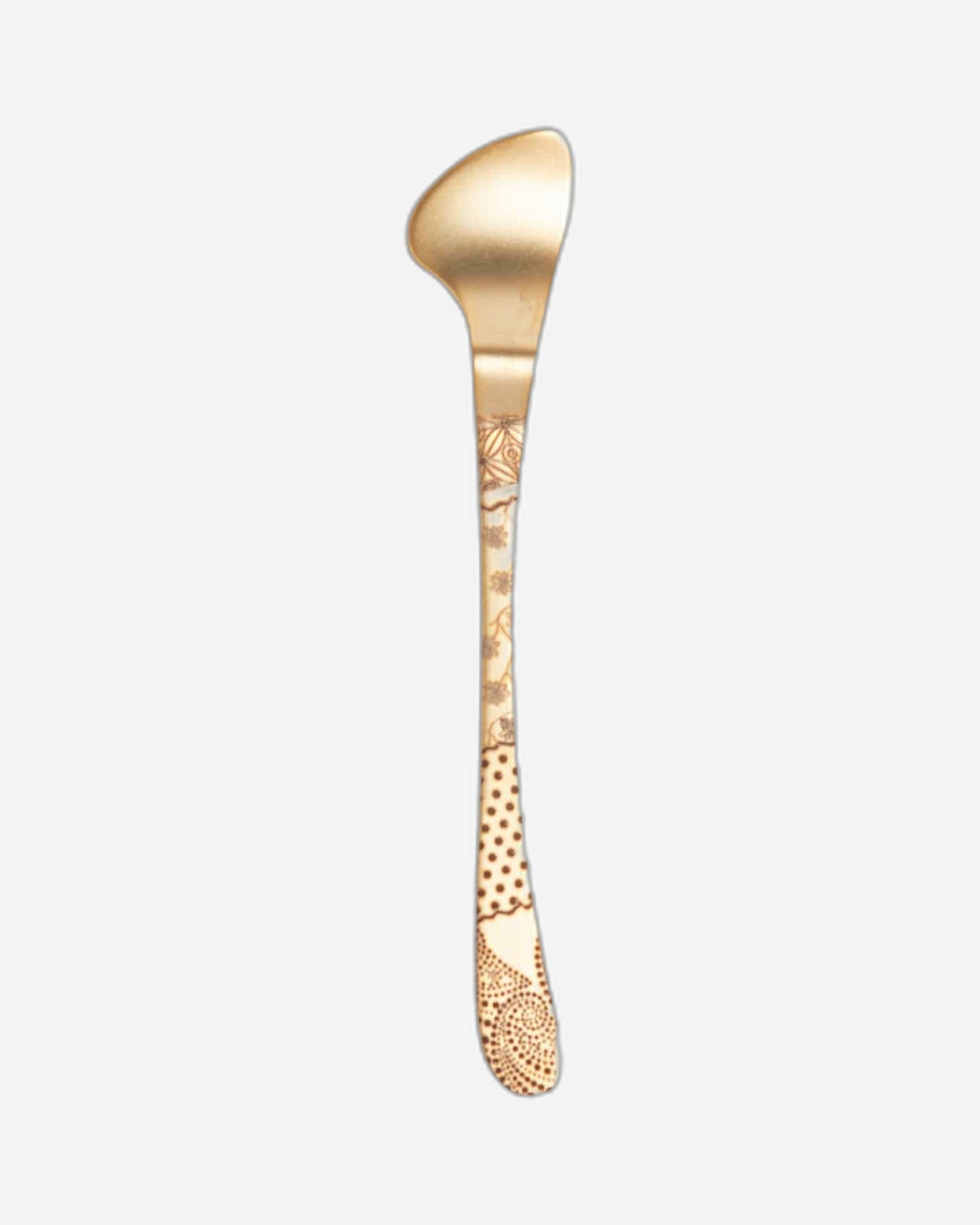 Butterfly Matt Gold Tea Spoons Set Fo 6 Pcs