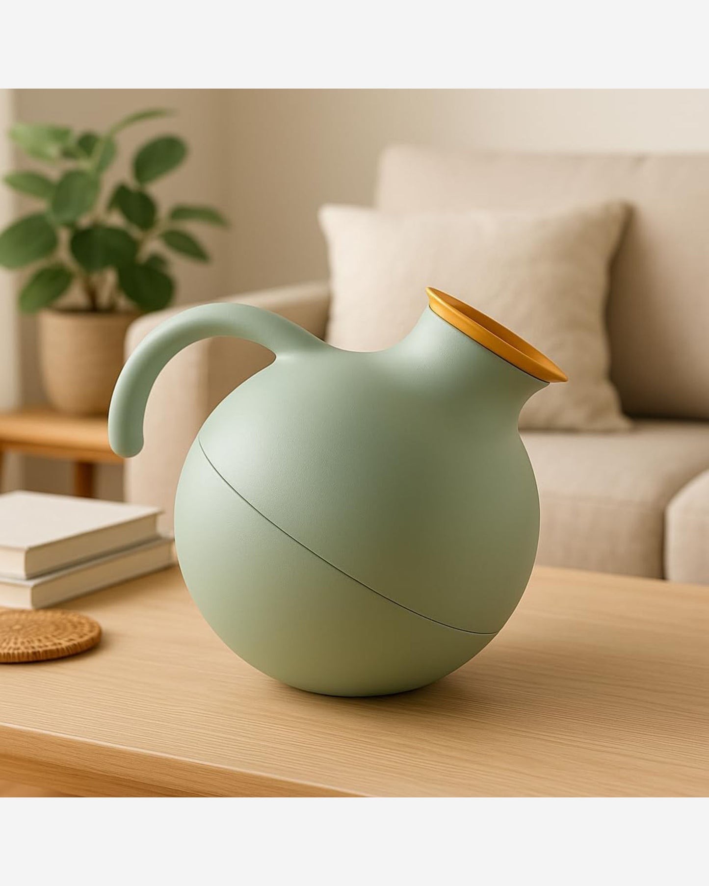 Eva Solo 502707 Globe VJ 1L Sage Gold Rim CUSTOM MADE