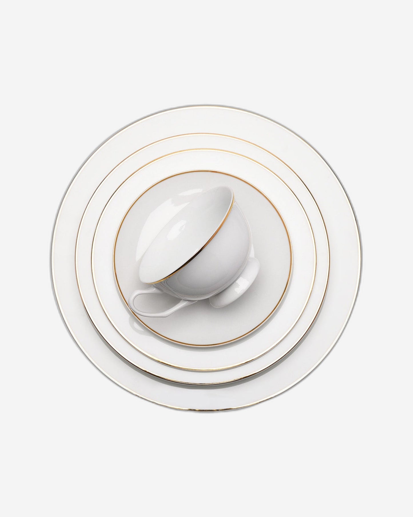 Everplus Ariadne Gold Dinner Set Of 83 Pcs