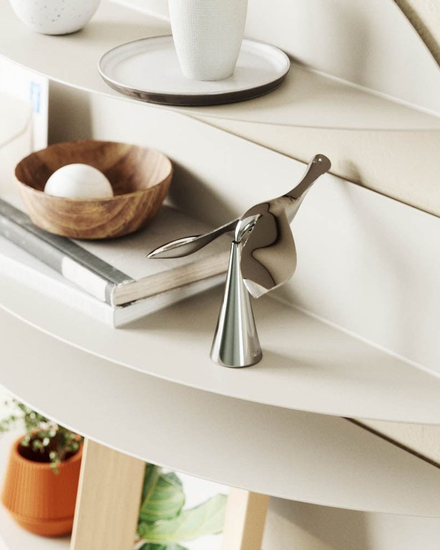 Umbra Tipsy Balancing Bottle Opener Chrome