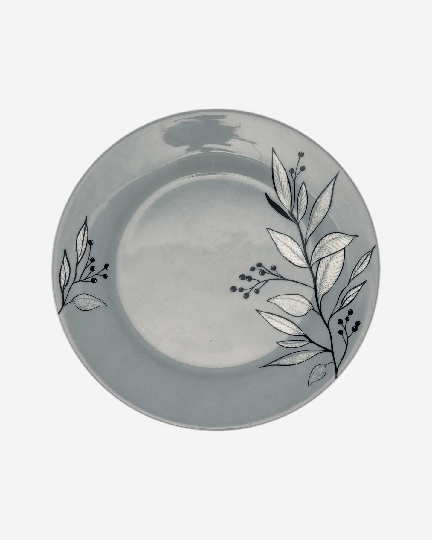 Greengate Drew Plate Drew Grey