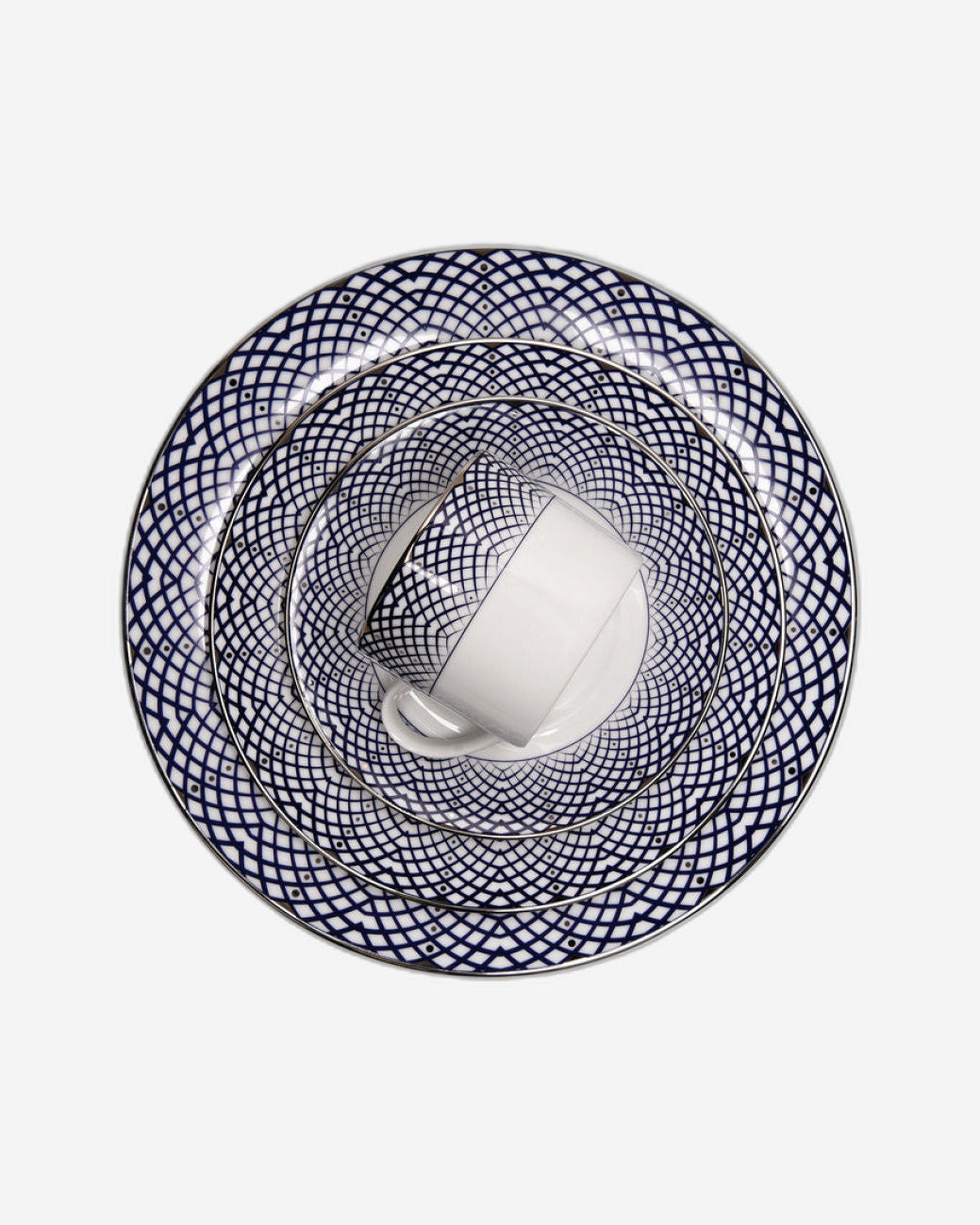 Dankotuwa Dinner Set 24Pc Azul