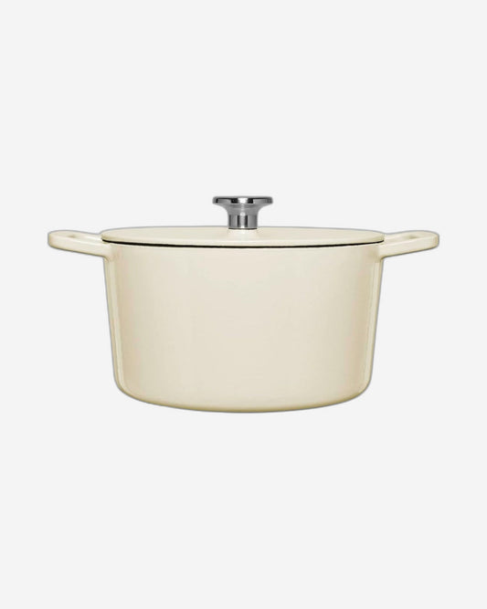 Fissler Mc Cast Iron White Roaster 24Cm Round 4.5L - 064-500-24-000/0