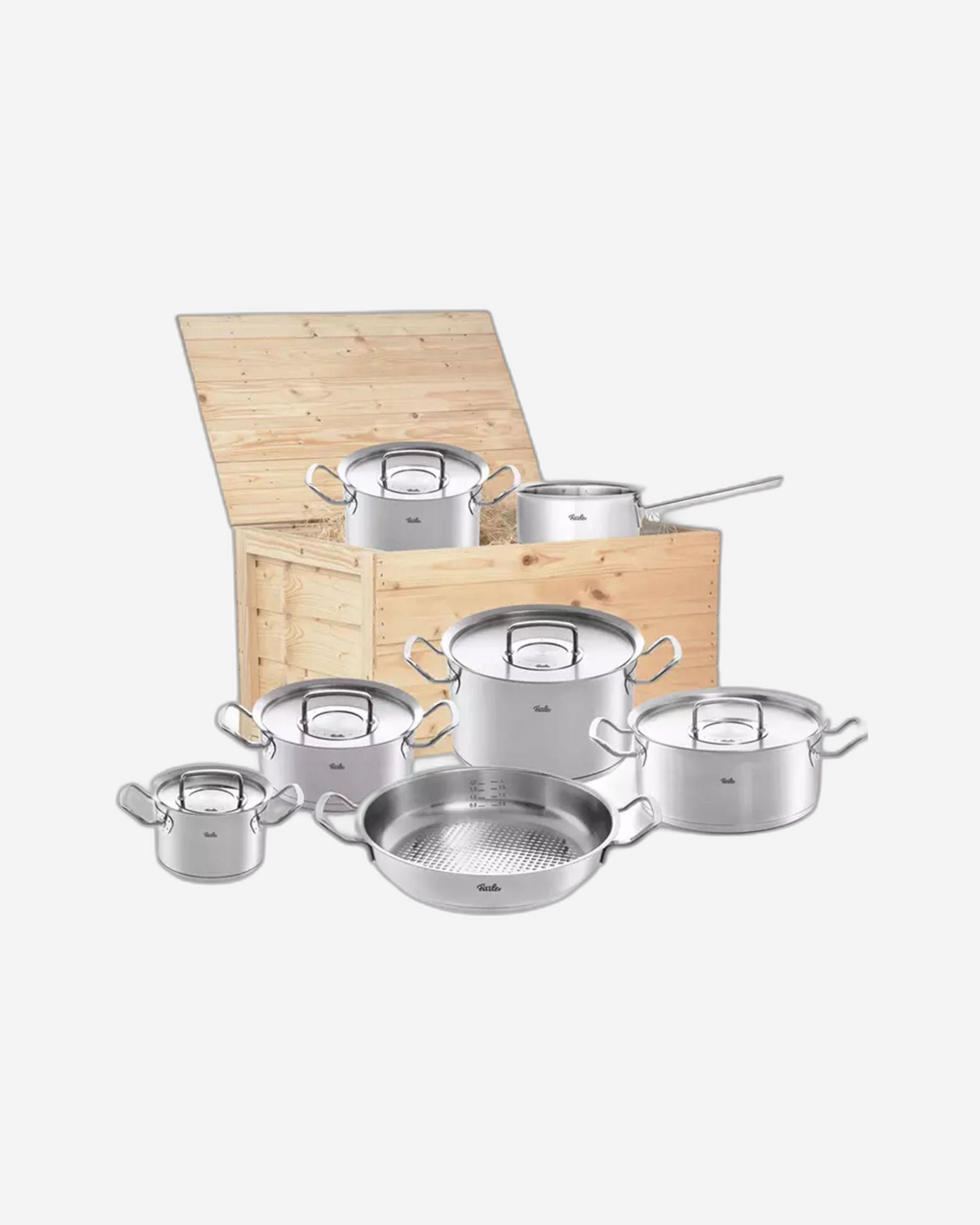 Fissler Gmbh7 Pcs. Set + Limited Wooden Box