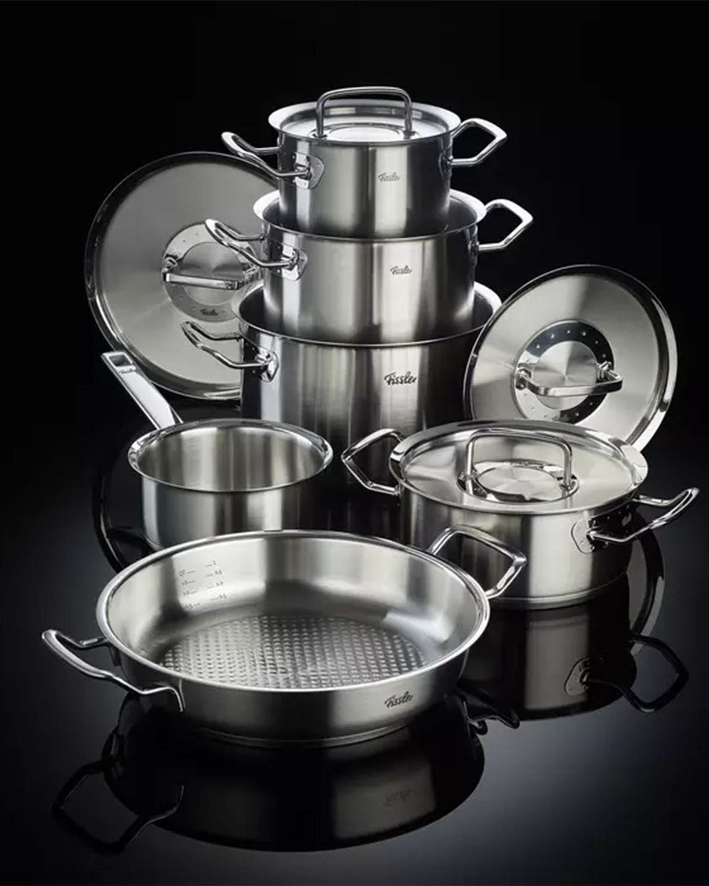 Fissler Set 7Pc with Wooden Box