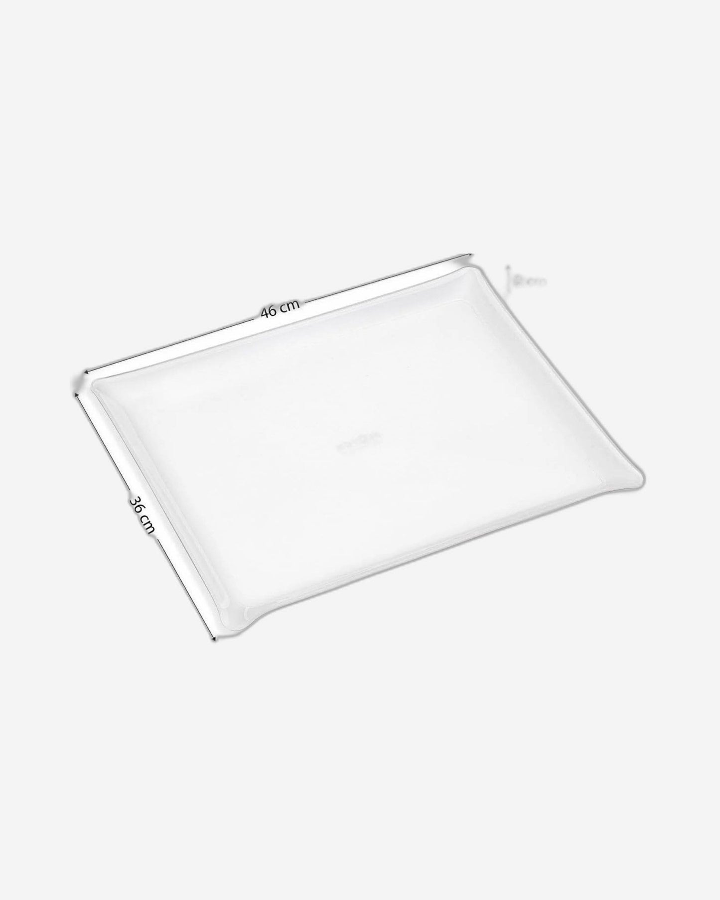 Platex Acrylic Tray 46x36cm Secret Silver
