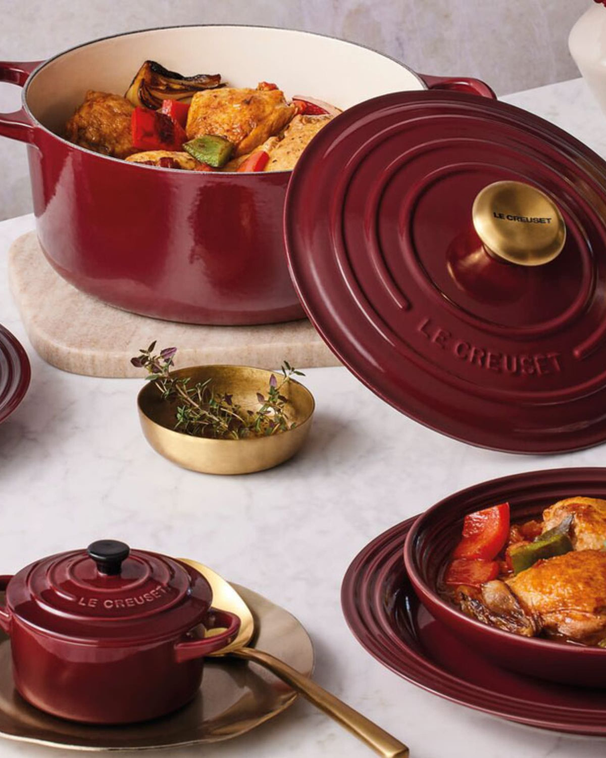 Le Creuset Round Casserole 24Cm Rhone