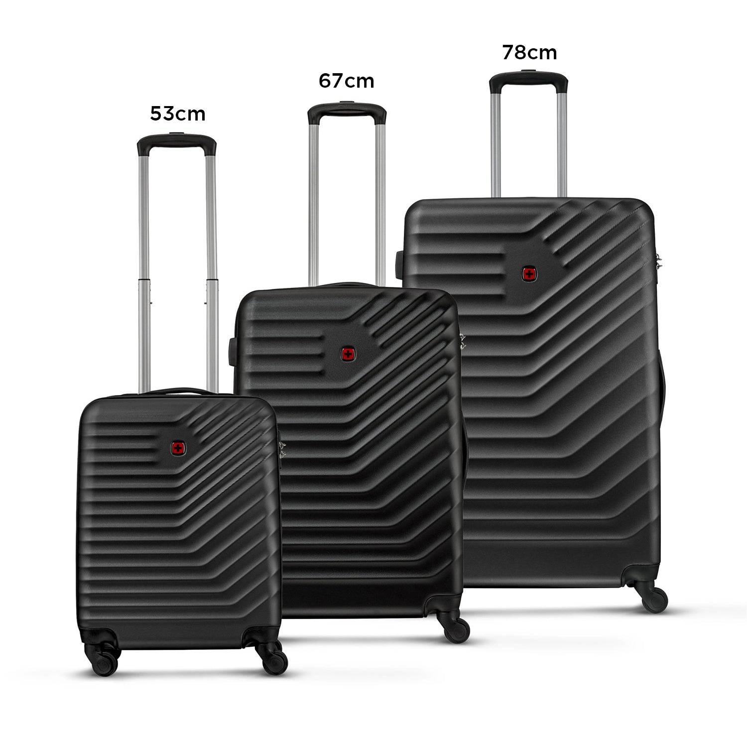 Luggage trolley set of 3 deals
