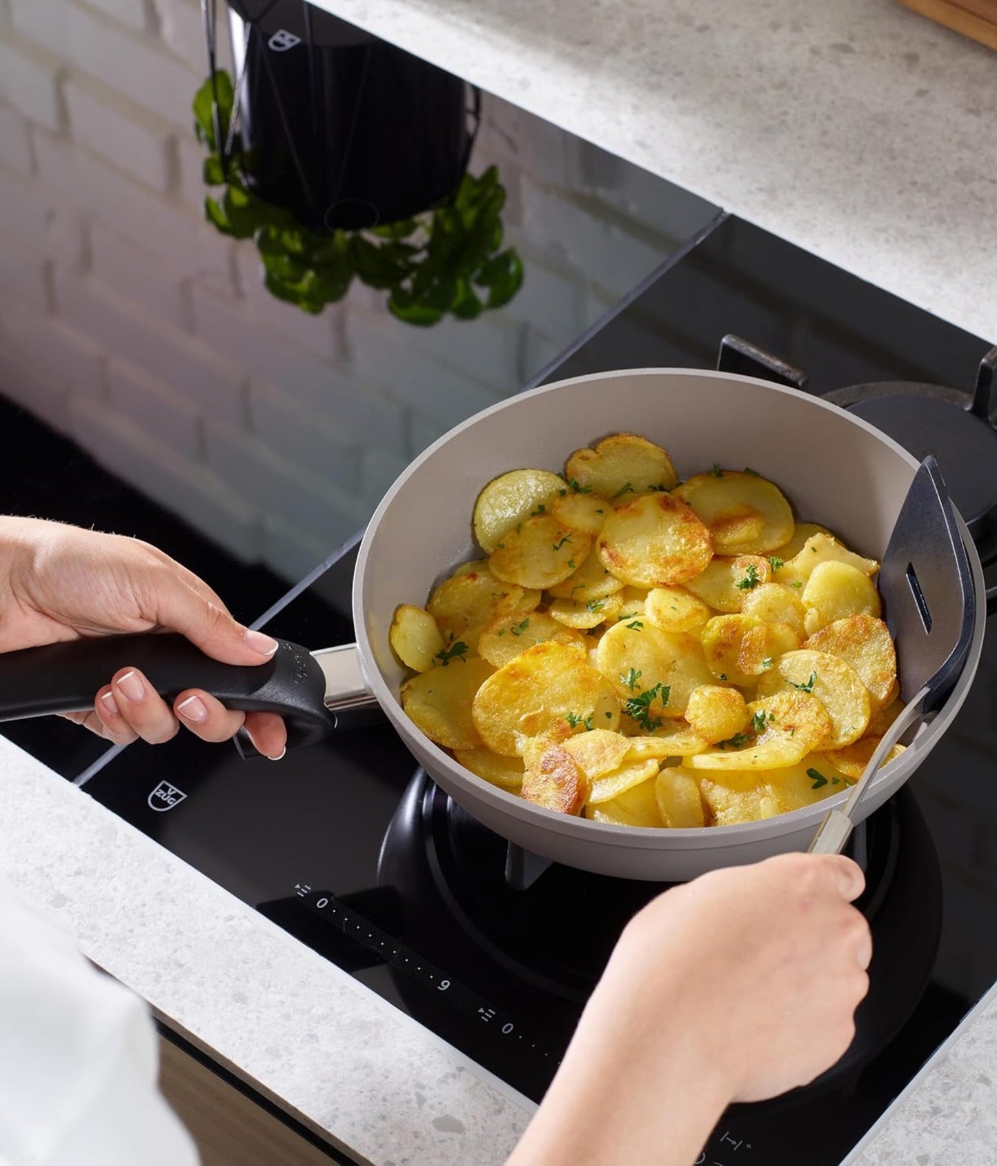 Fissler Ceratal Comfort Ceramic Pan Set 28 cm + 24 cm