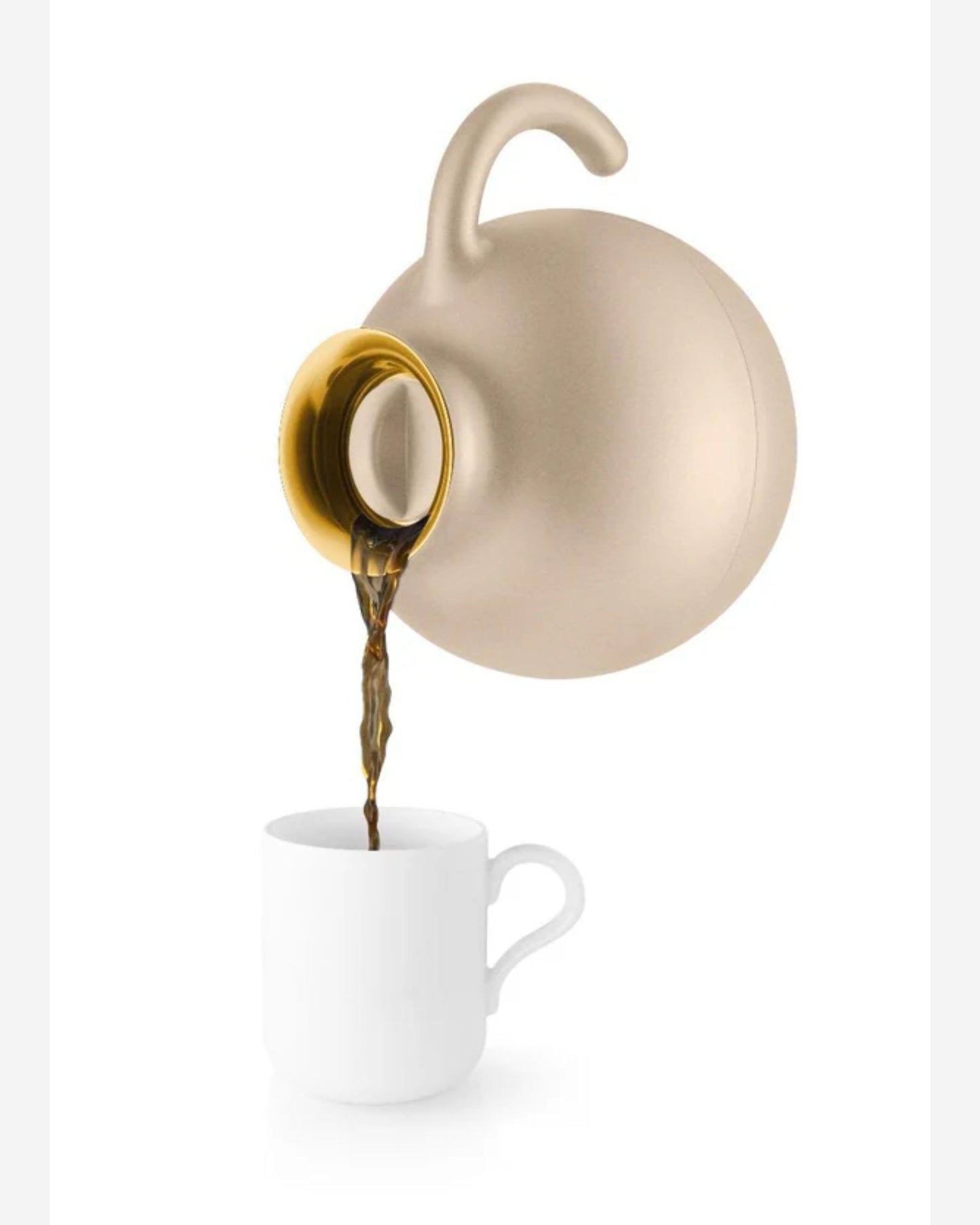 Eva Solo 502713 Globe Soft Beige VJ Custom Made 2 rim interchangeable Gold and Silver Colour