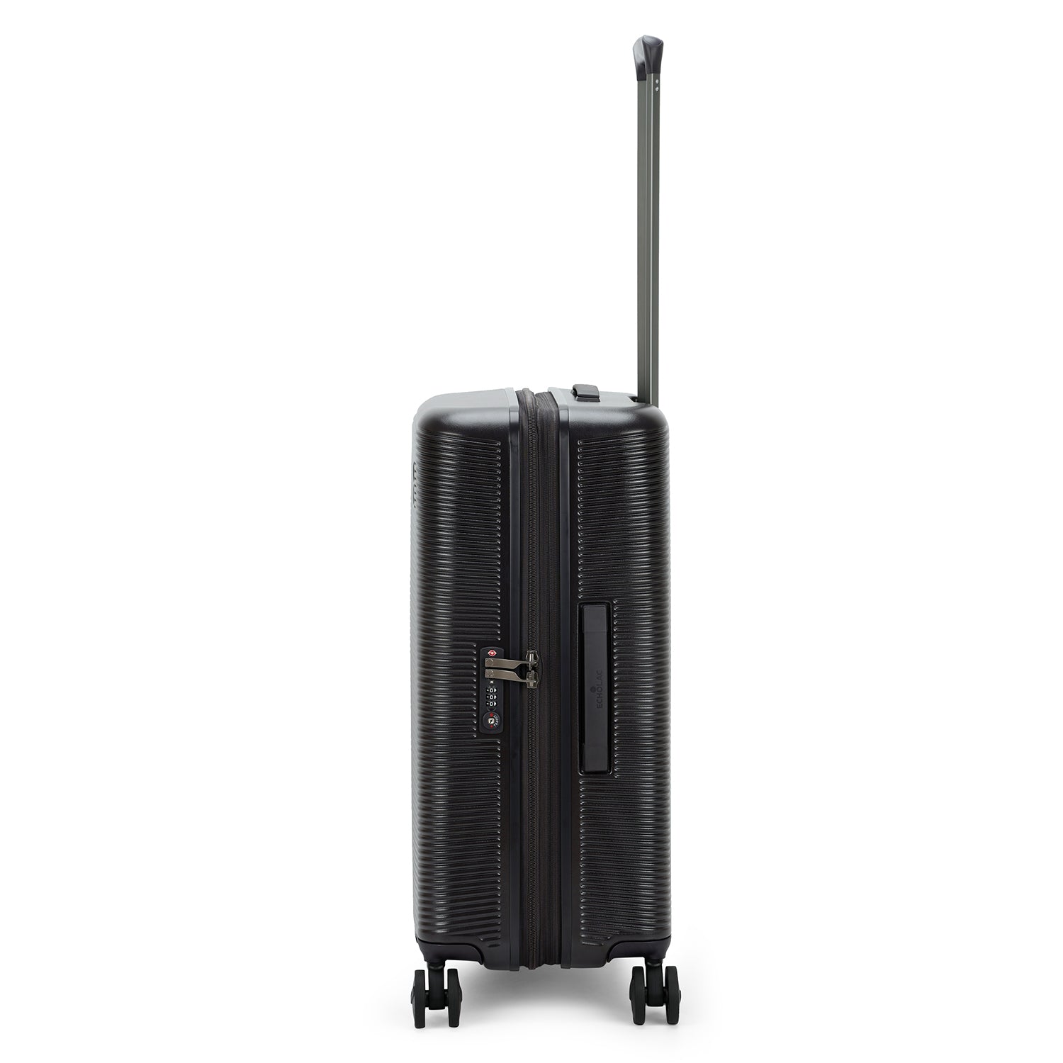 Echolac Ultima Hardcase 4 Double Wheel Expandable Set Of 3 Luggage Trolley