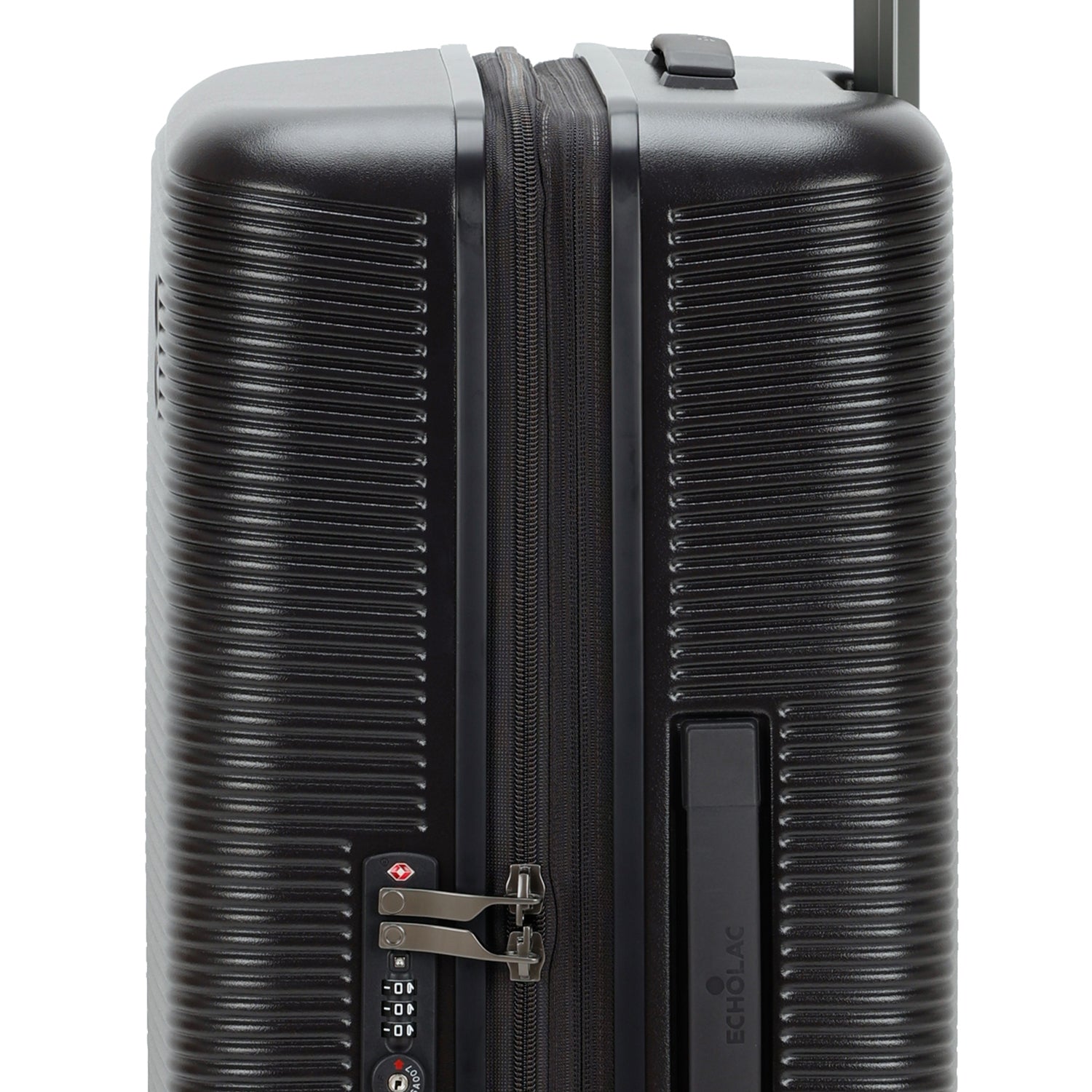 Echolac Ultima Hardcase 4 Double Wheel Expandable Set Of 3 Luggage Trolley