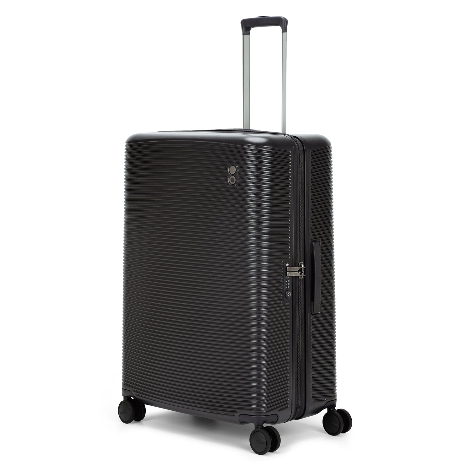 Echolac Ultima Hardcase 4 Double Wheel Expandable Set Of 3 Luggage Trolley