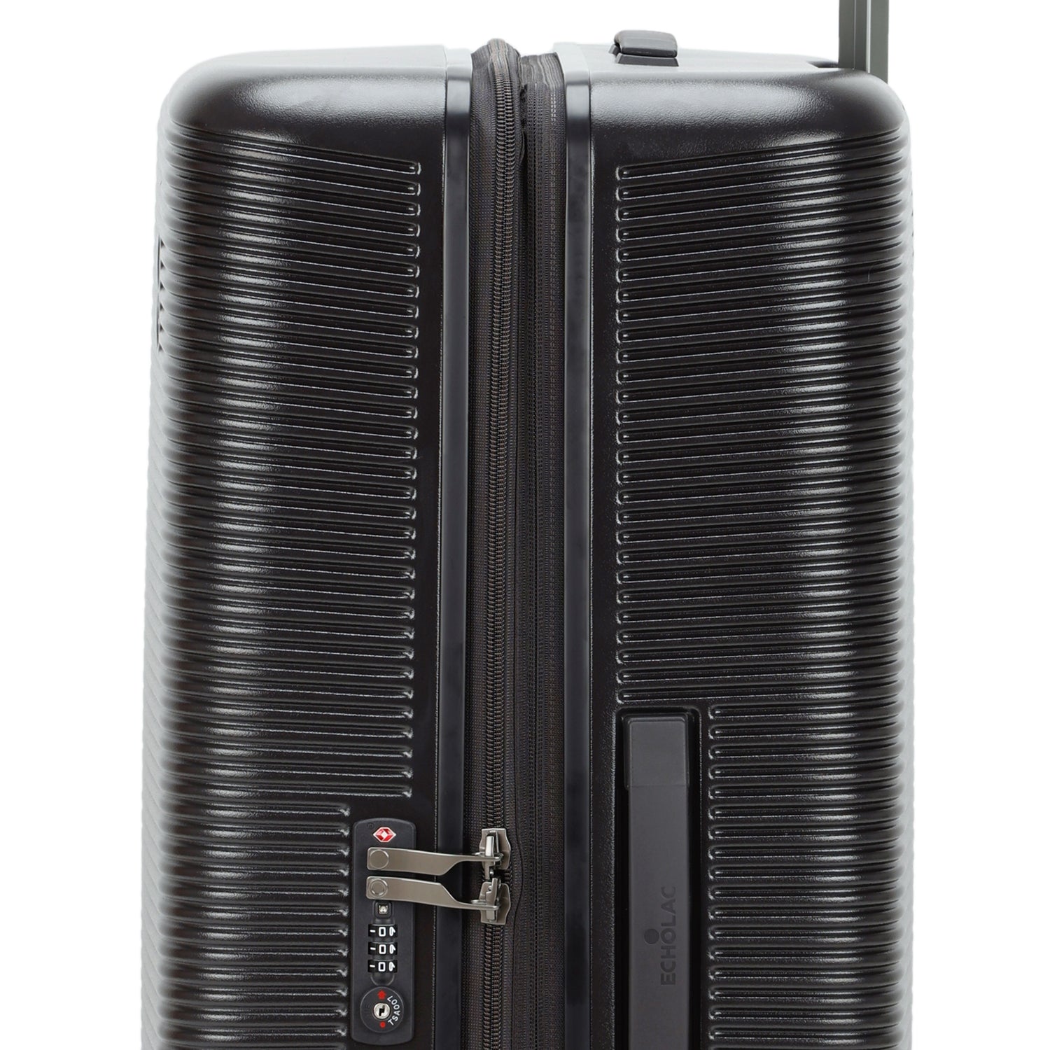 Echolac Ultima Hardcase 4 Double Wheel Expandable Set Of 3 Luggage Trolley