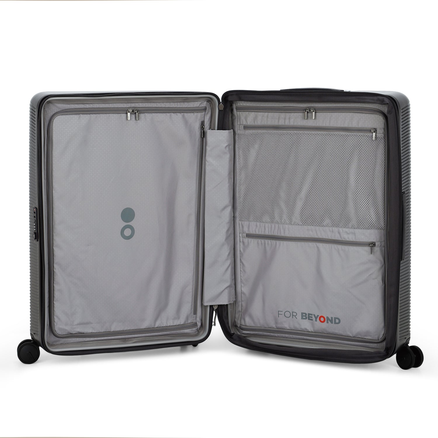 Echolac Ultima Hardcase 4 Double Wheel Expandable Set Of 3 Luggage Trolley