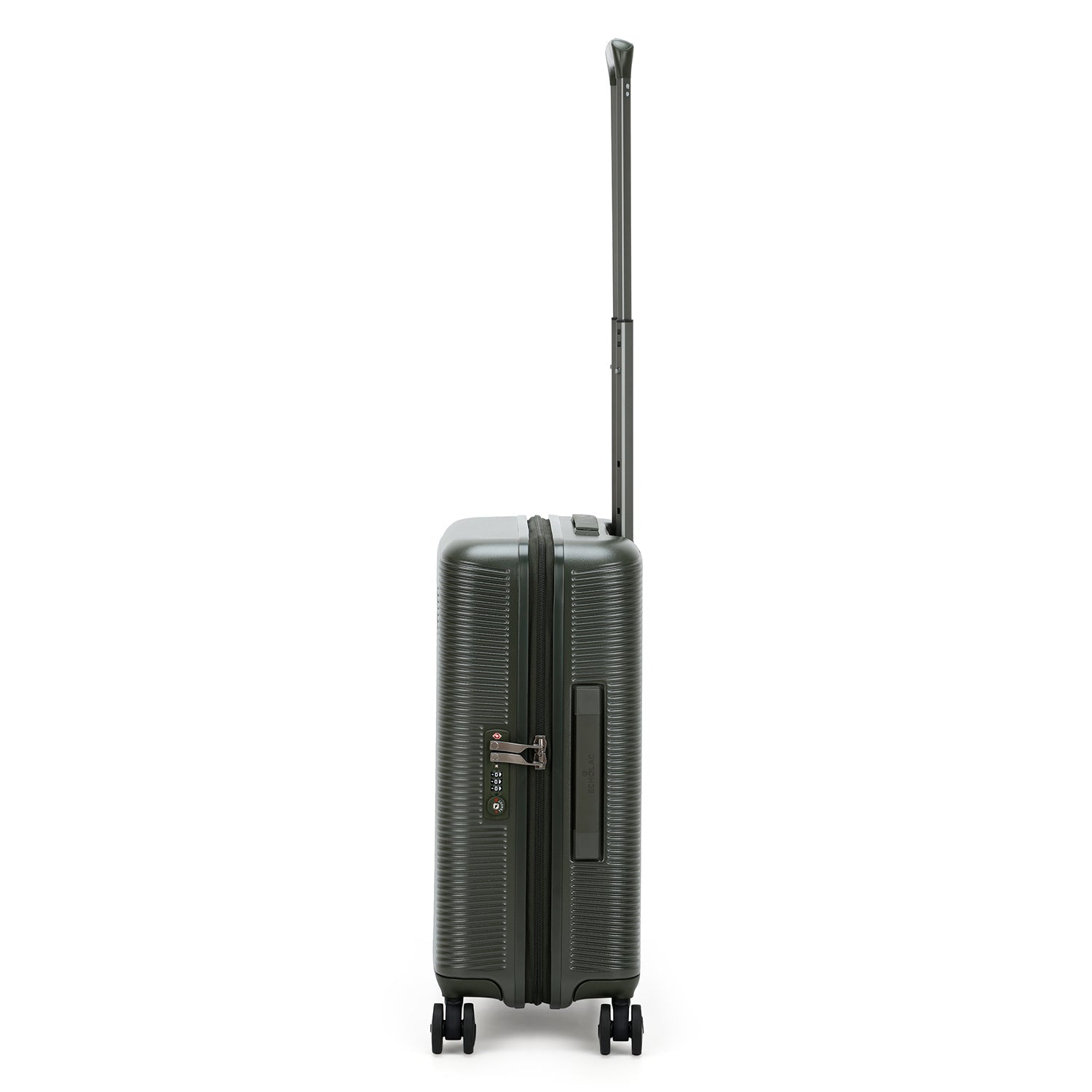 Echolac Ultima Hardcase 4 Double Wheel Expandable Set Of 3 Luggage Trolley