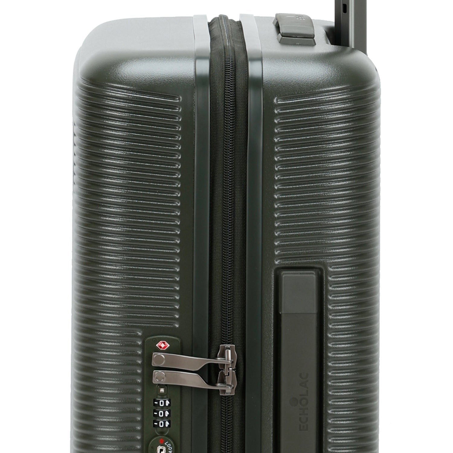 Echolac Ultima Hardcase 4 Double Wheel Expandable Set Of 3 Luggage Trolley