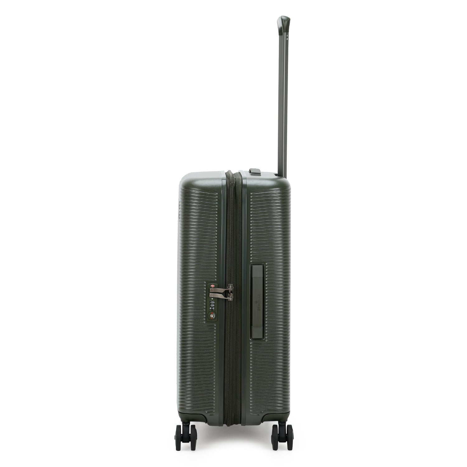 Echolac Ultima Hardcase 4 Double Wheel Expandable Set Of 3 Luggage Trolley