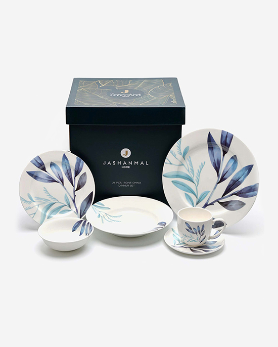 Serene 24pcs Round Shape Dinner Set