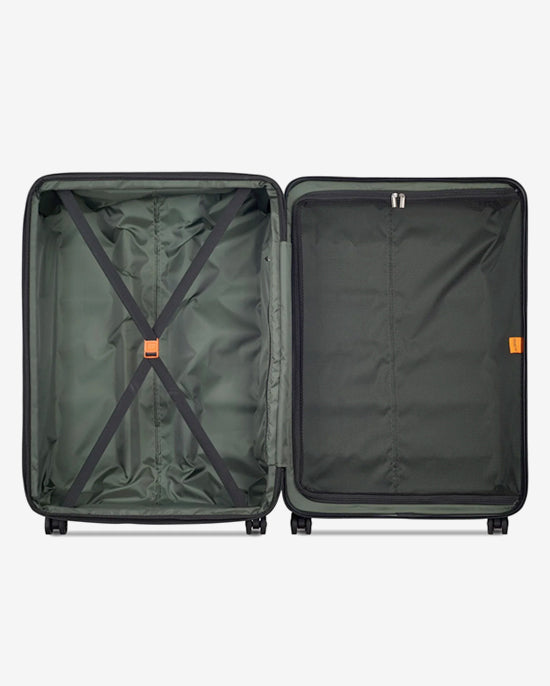 Delsey Paris Citadel Hardcase 4 Double Wheel Expandable Trolley Luggage