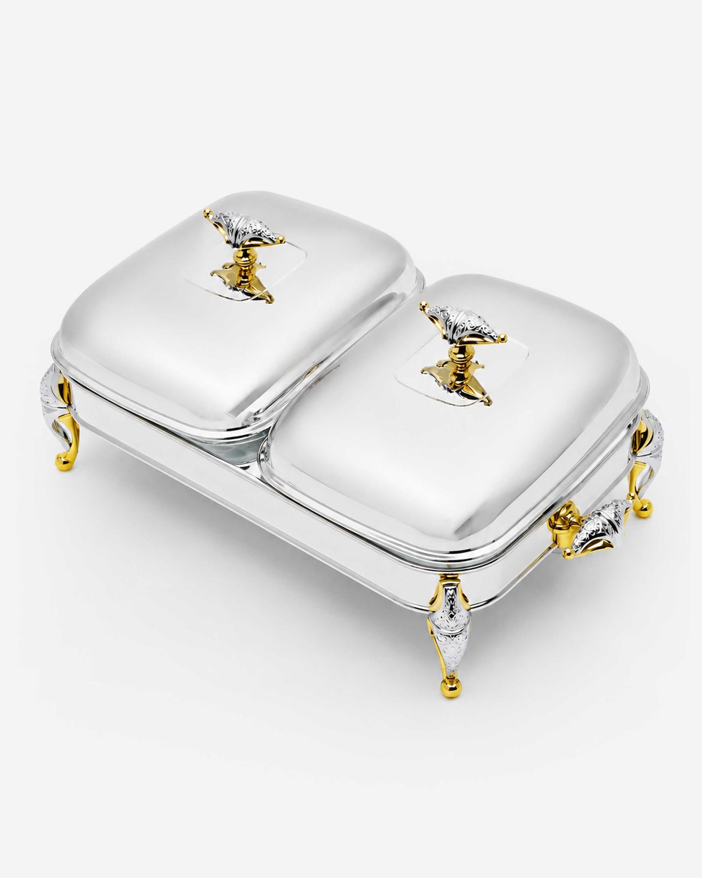 Regent Malaika Gold Oblong 2X1.5 Quarts Warmer