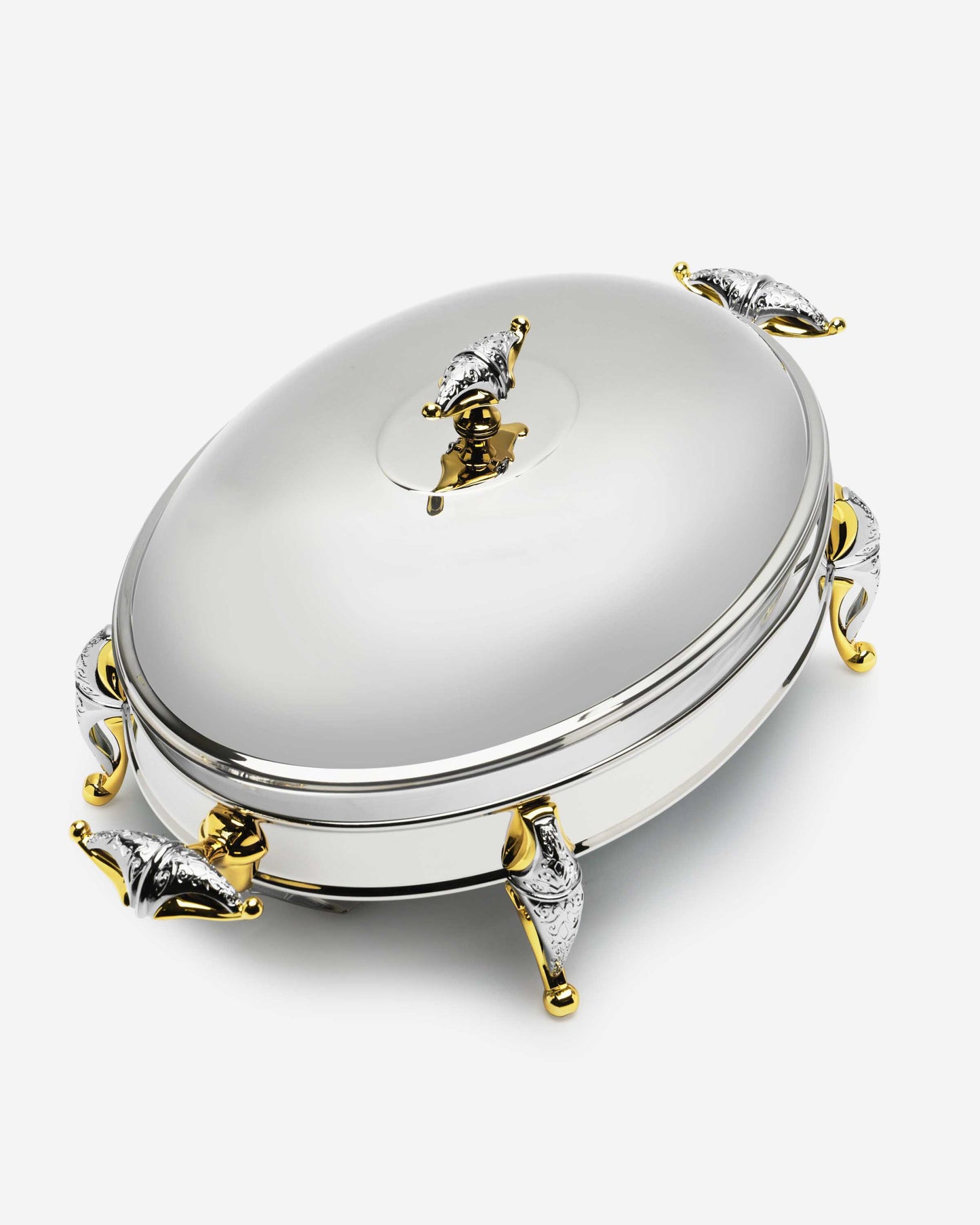 Regent Malaika Gold Oval 3Quarts Warmer