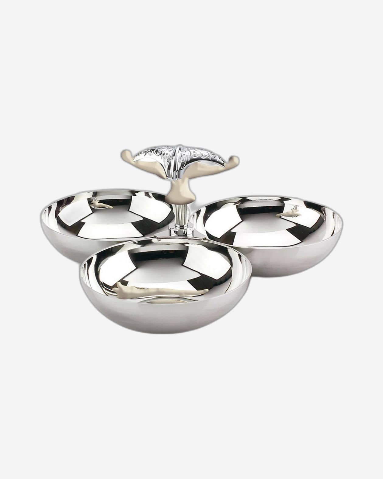 Regent MALAIKA SS 3 COMPRTMENT SNACK BOWL