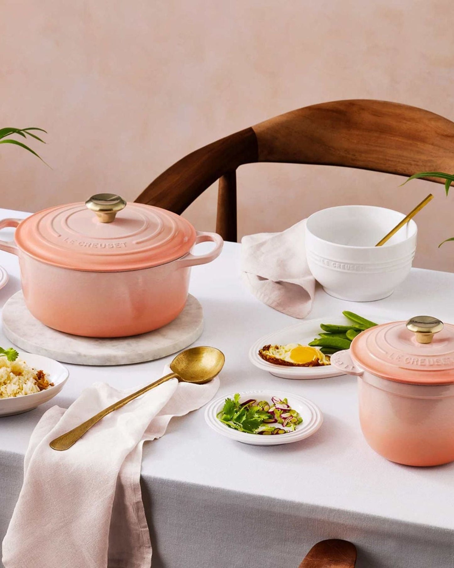 Le Creuset Round French Oven 24cm Peche