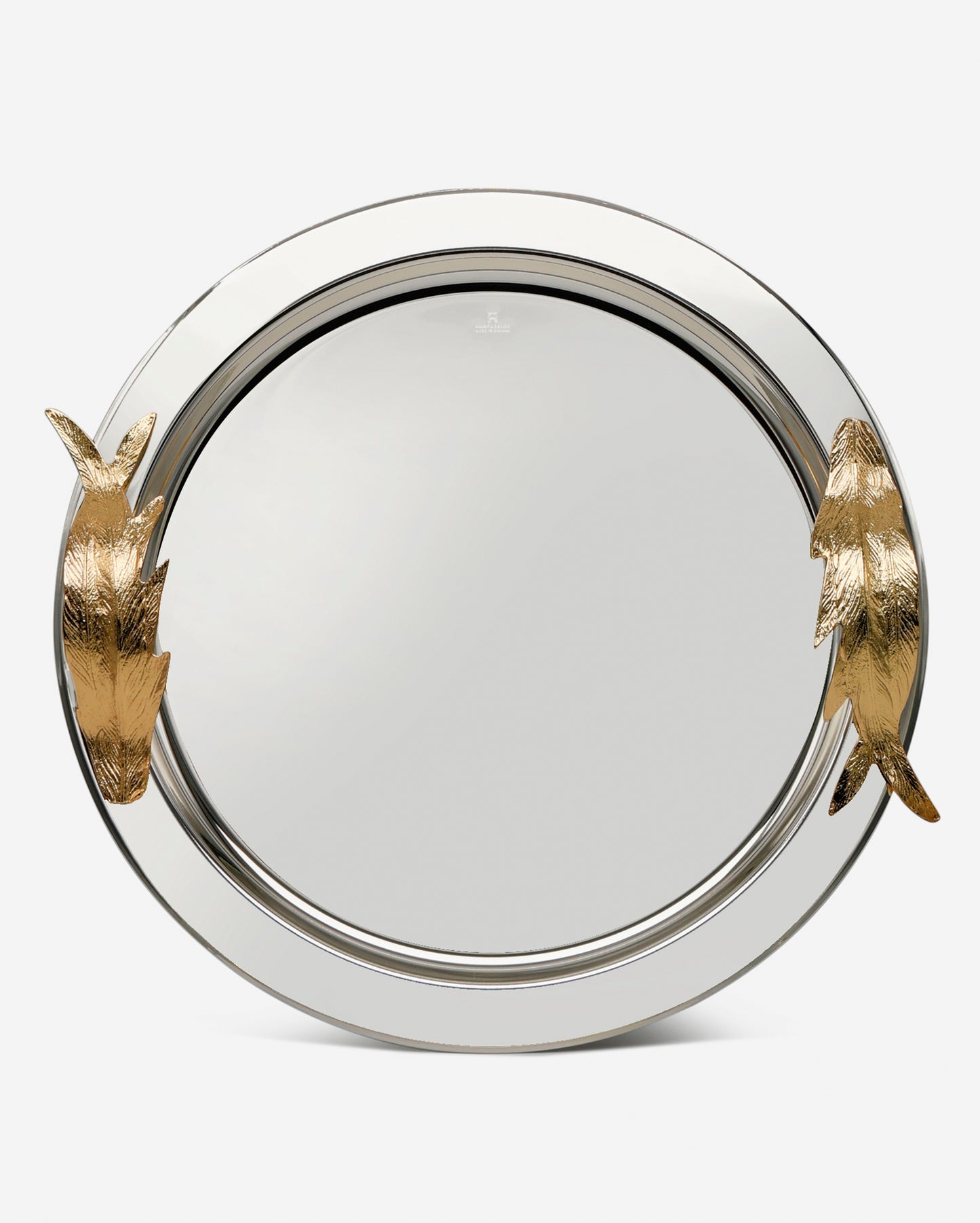 Pantazelos Gold-Plated Handle Tray 38cm