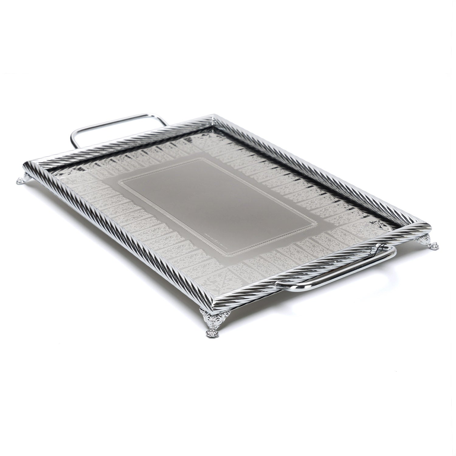 TRESORS ALEXIE INOX RECT TRAY CM 45X31
