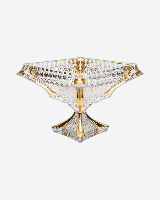 Bohemia Prague FTD Bowl 280 with Gold Non Lead Crystal