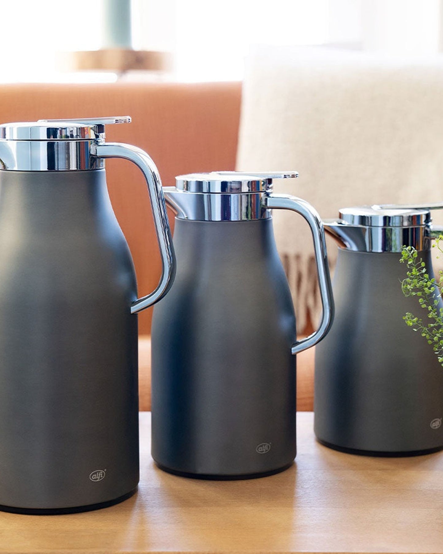 Alfi Skyline Flask Grey 1.5L Chrome