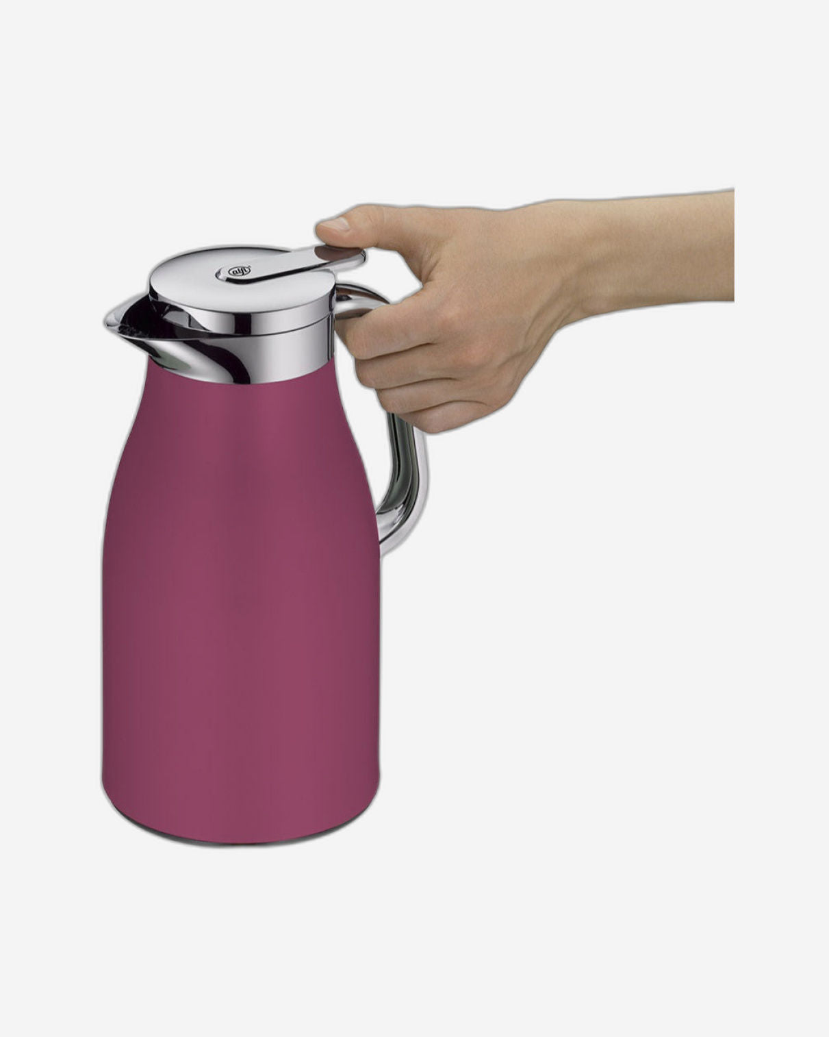 Alfi Skyline Flask Deep Rose Matte 1L Chrome