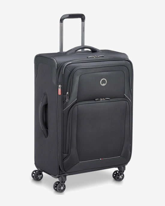 Delsey Paris Optimax Lite 2Piece Luggage Trolley Set + Free Agreable Backpack