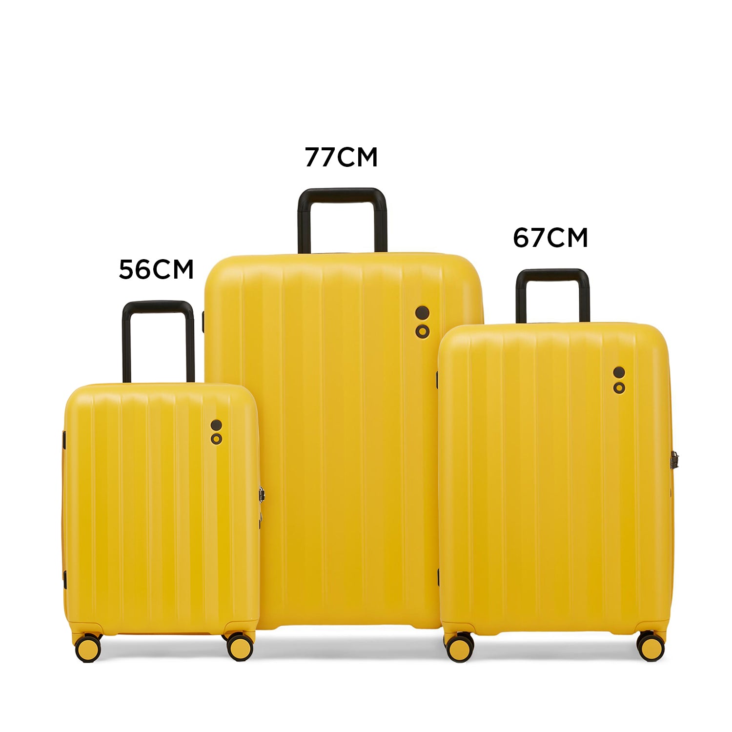 Echolac Amos Pro Set Of 3 Trolley 56+67+77cm