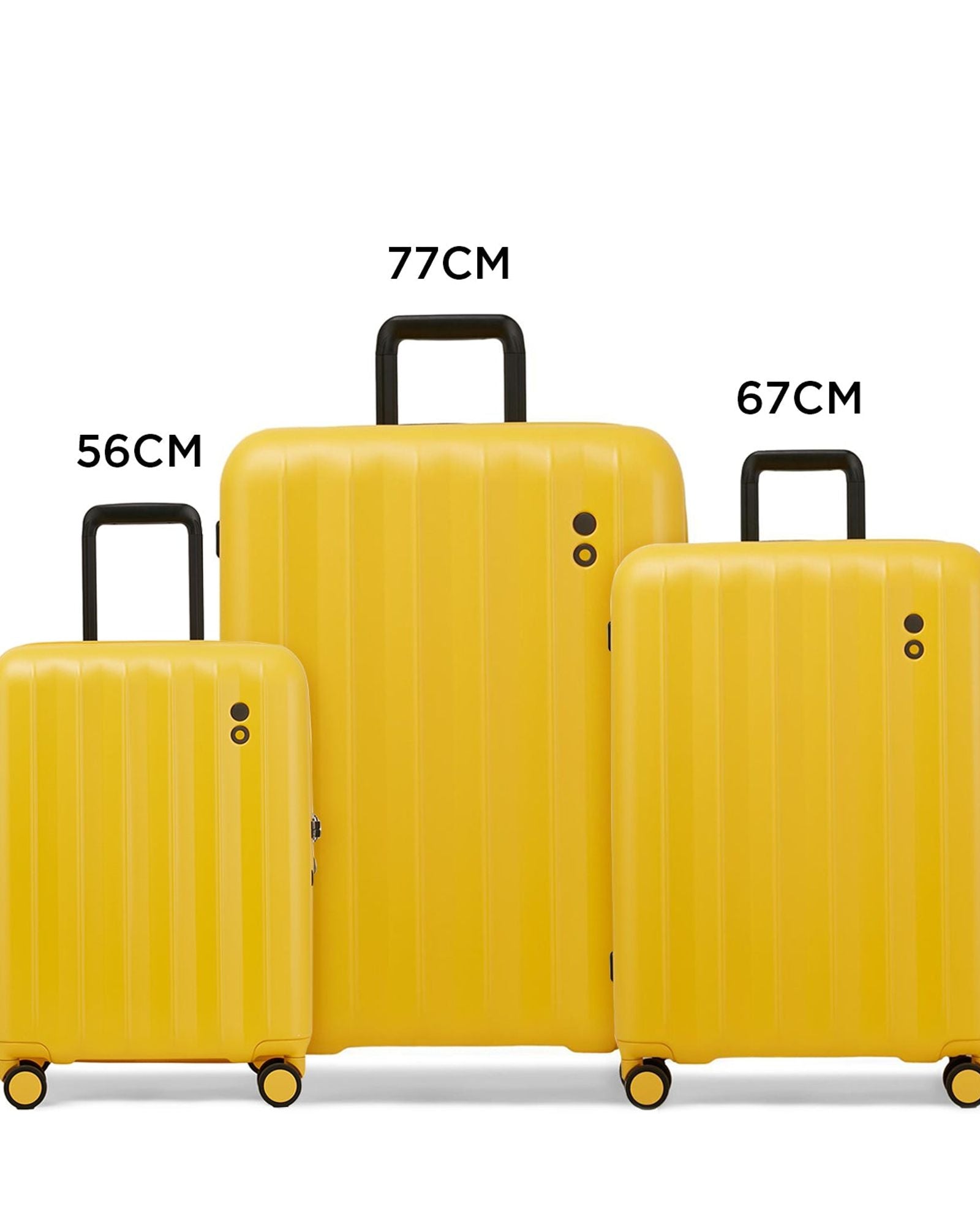 Echolac Amos Pro Set Of 3 Trolley 56+67+77cm