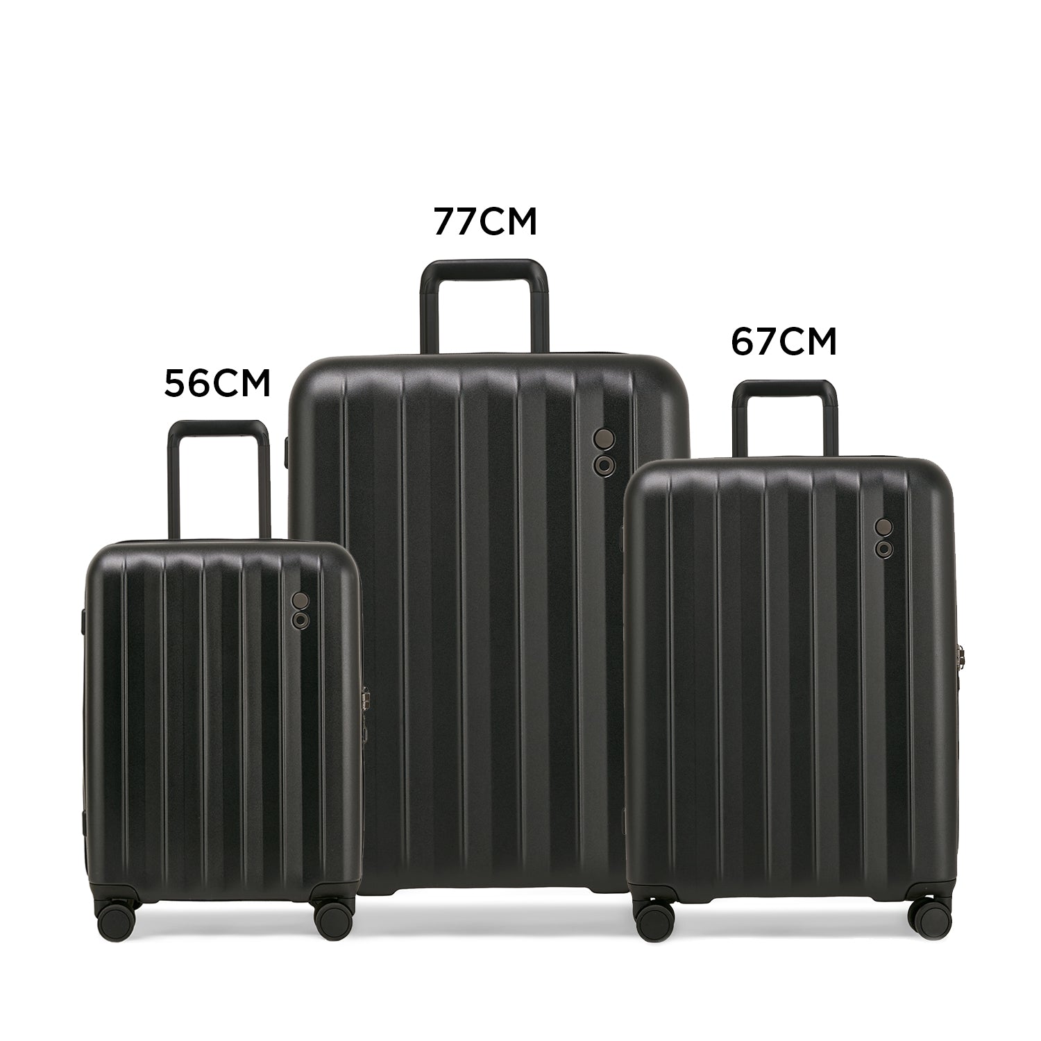 Echolac Amos Pro Set Of 3 Trolley 56+67+77cm