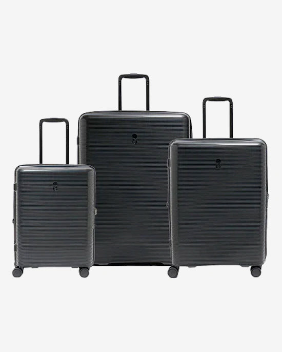 Echolac Forza Hardcase 4 Double Wheel Expandable Set Of 3 Trolley