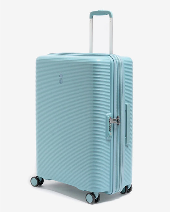 Echolac Forza Hardcase 4 Double Wheel Expandable Set Of 3 Trolley