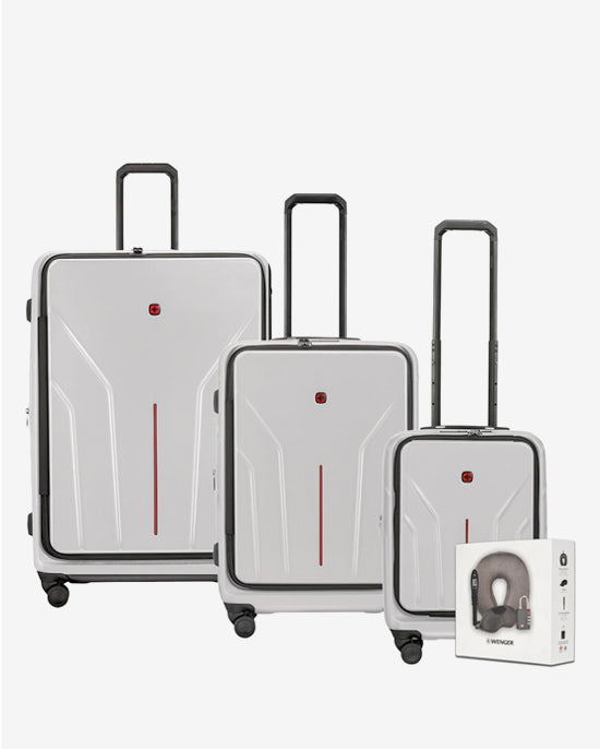 Wenger Apmlix Set of 3 Trolley 54+68+82cm + Free Travel Acessories