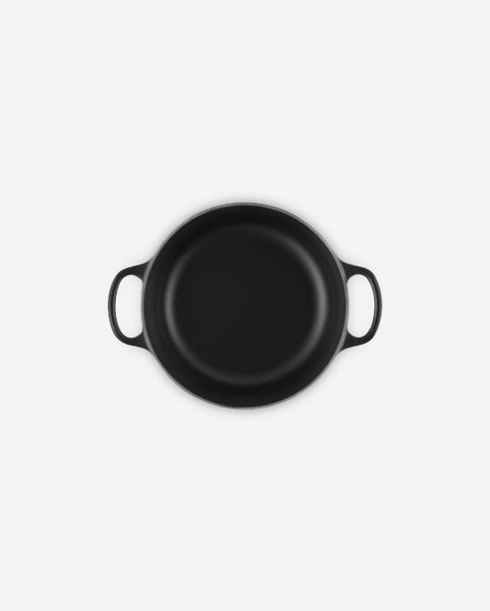 Round French Oven 20cm Satin Black