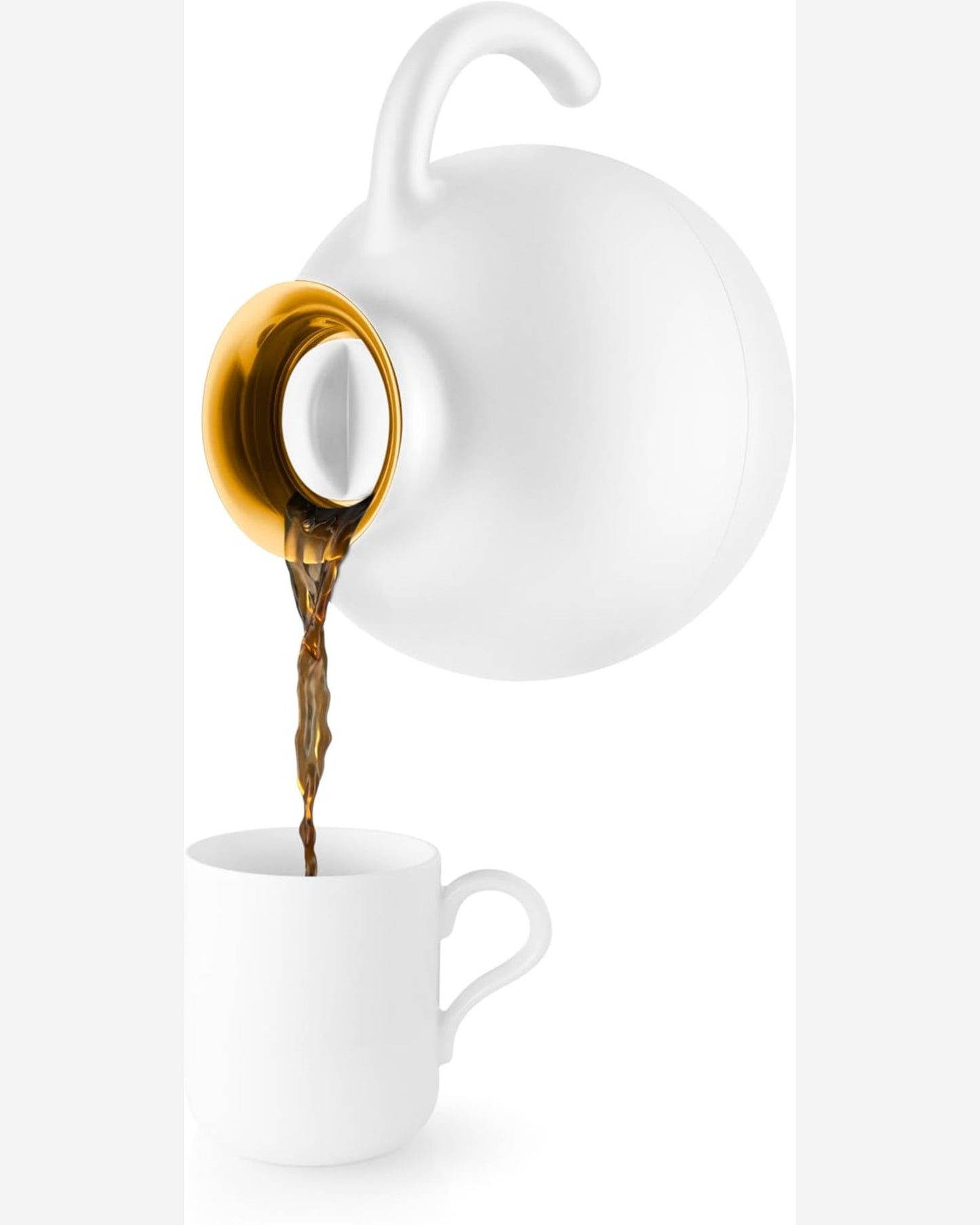 Eva Solo 502712 Globe White VJ Custom Made 2 rim interchangeable Gold and Silver Colour