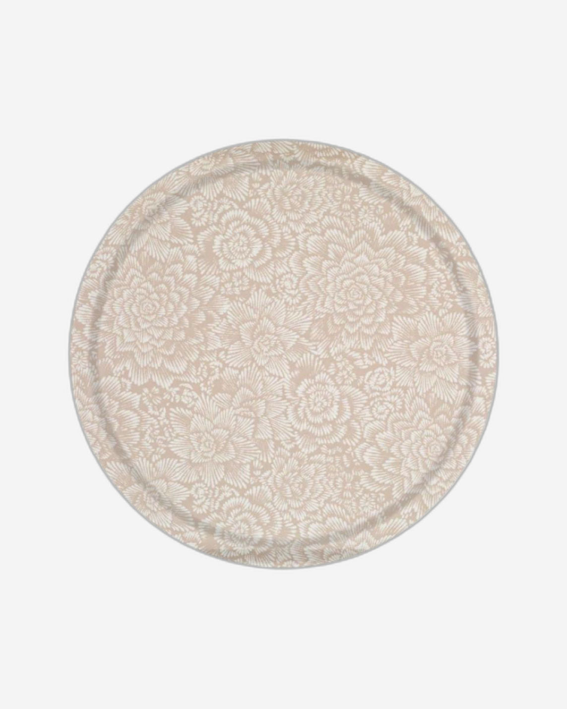 Platex Laminated Tray 37 Fleurs Natural