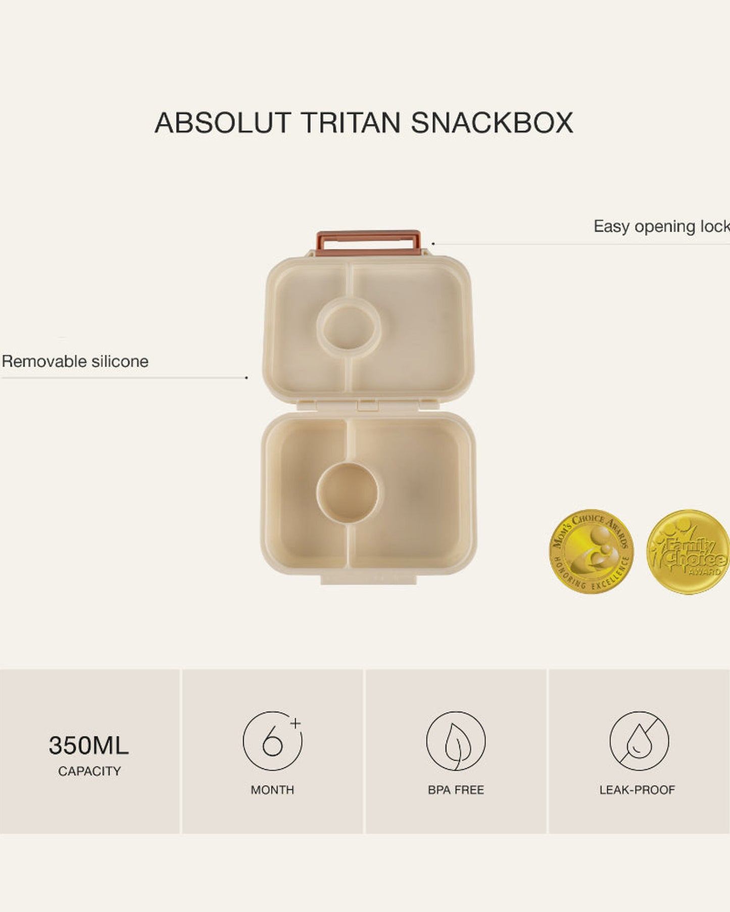 Citron Ballerina Tritan Snackbox