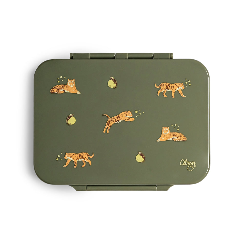 Citron Tiger/Green Tritan Lunchbox